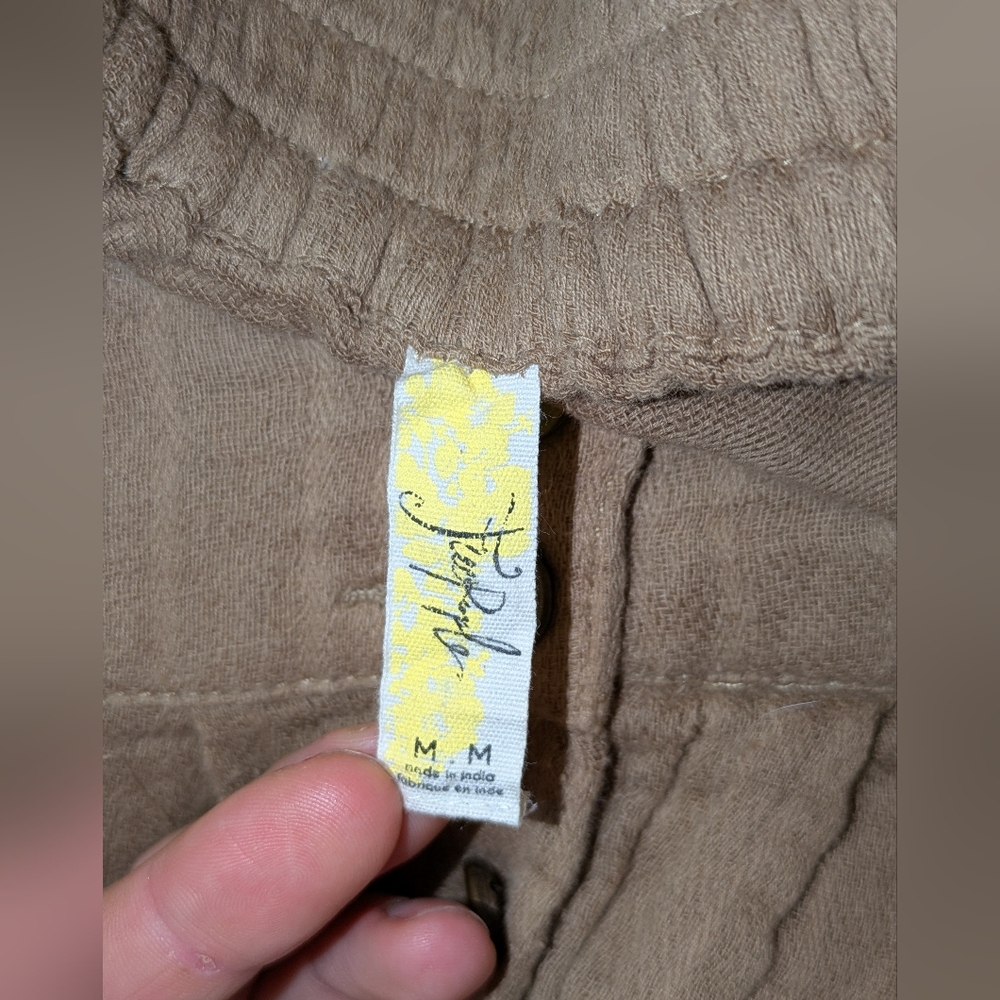 Free People Tan Midi Skirt - Picture 3 of 13